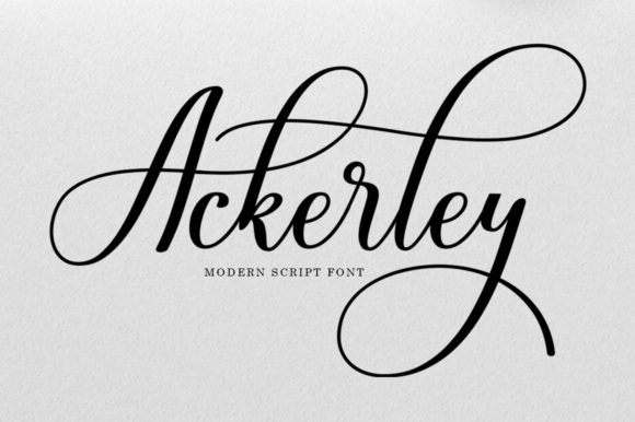 Ackerley: The Elegant Handwritten Font for Crafters