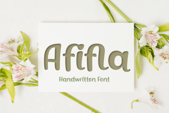 Afifla: The Friendly Handwritten Font for Marketers