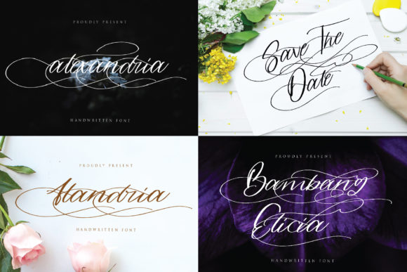 Alandria: An Elegant Handwritten Font for Crafters