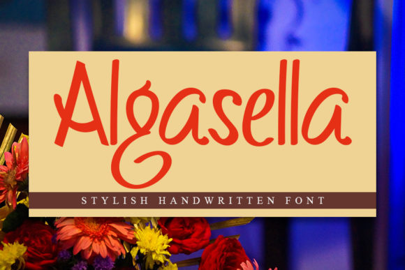 Algasella: A Sweet Handwritten Font for Crafters