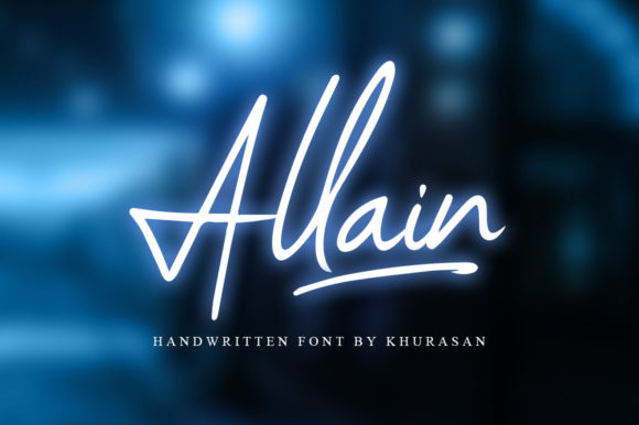 Allain: A Timeless Handwritten Font for Makers