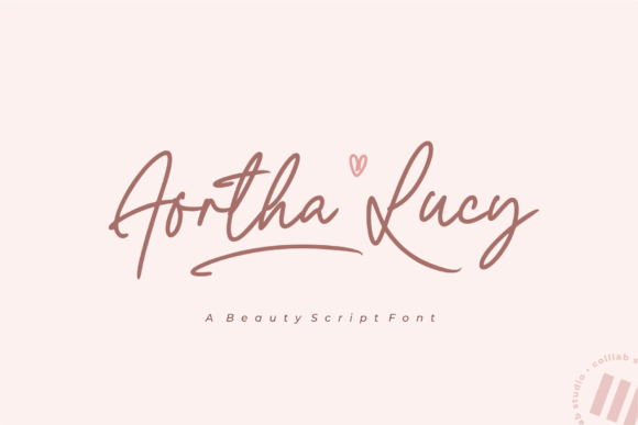 Aortha Lucy: A Handwritten Font for Editorial Elegance