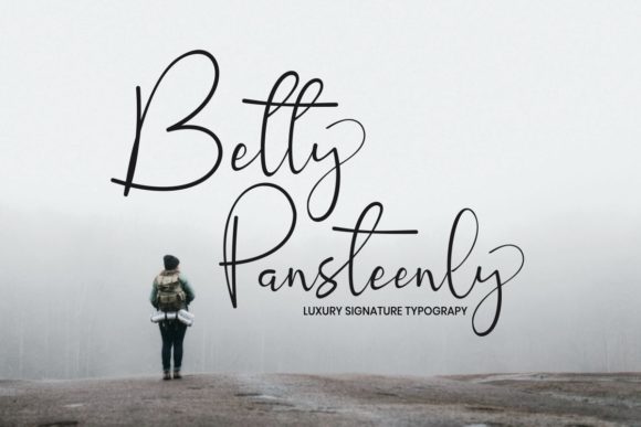 Betty Pansteenly: A Classy Script Font for Editorial Design