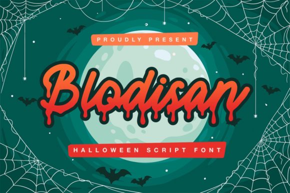 Blodisan: A Spooky Handwritten Font for Brand Identity