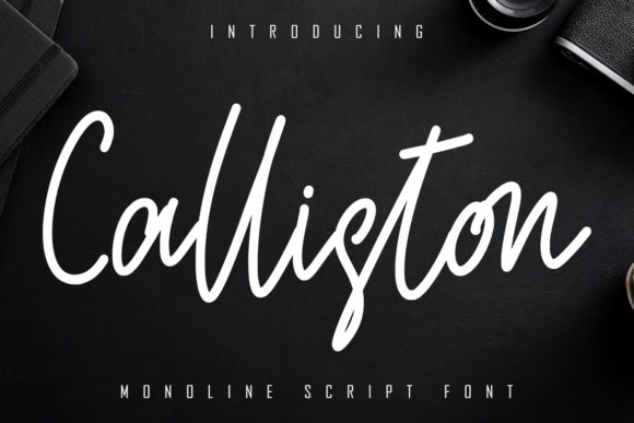 Calliston: A Relaxed Handwritten Font for Crafters