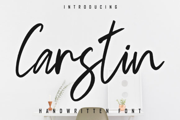 Carstin: A Flowing Handwritten Font for Web Design