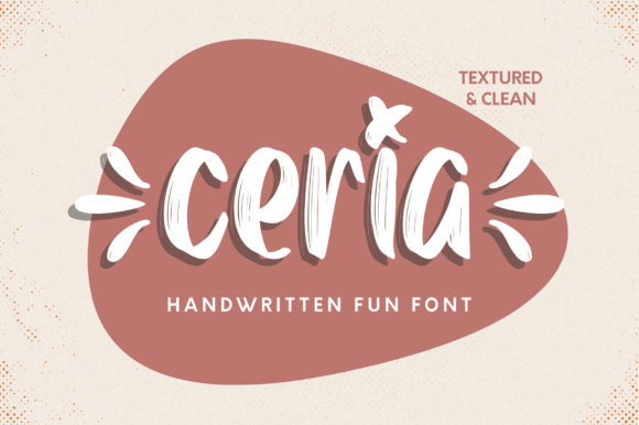 Ceria: A Flowing Handwritten Font for Makers