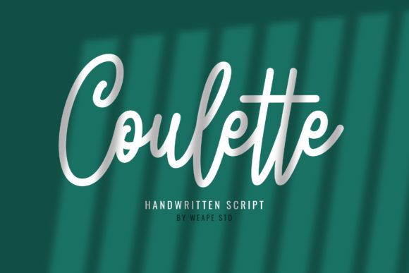 Coulette: A Timeless Handwritten Font for Branding