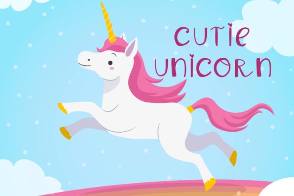 Cutie Unicorn: A Playful Handwritten Font for Editors