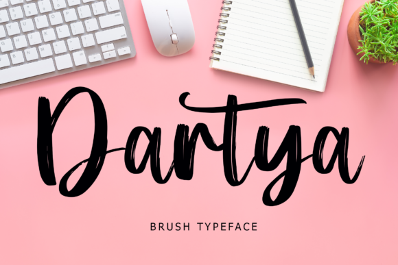 Dartya: A Natural Script Font for Editorial Design