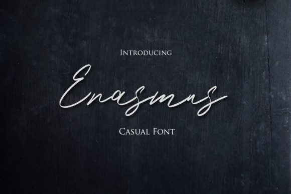 Erasmus: The Elegant Script Font for Marketers