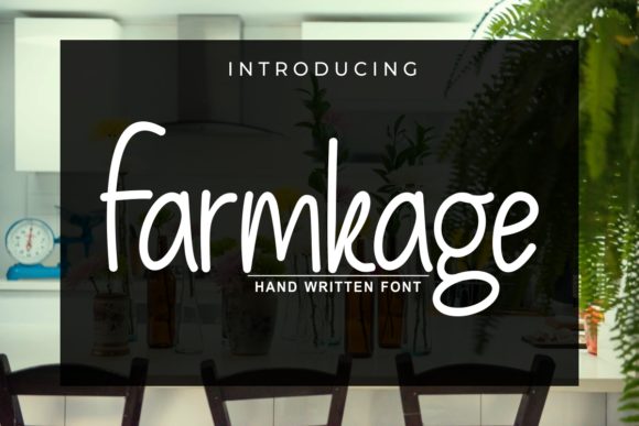 Farmkage: A Handwritten Font for Editorial Warmth