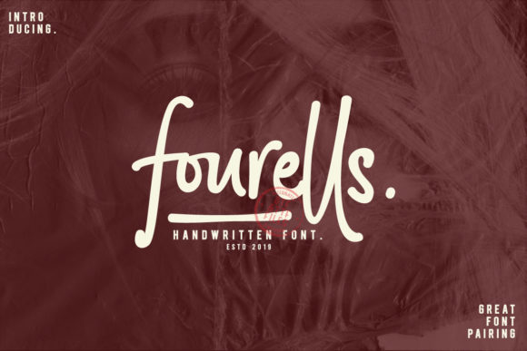 Fourells: An Elegant Script Font for Web Design