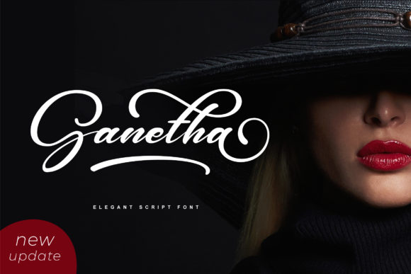 Ganetha: A Premium Handwritten Font for Web Design