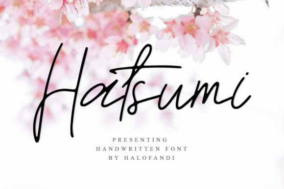 Hatsumi: A Handwritten Font for Modern Web Design