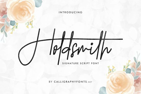 Holdsmith: A Timeless Script Font for Makers