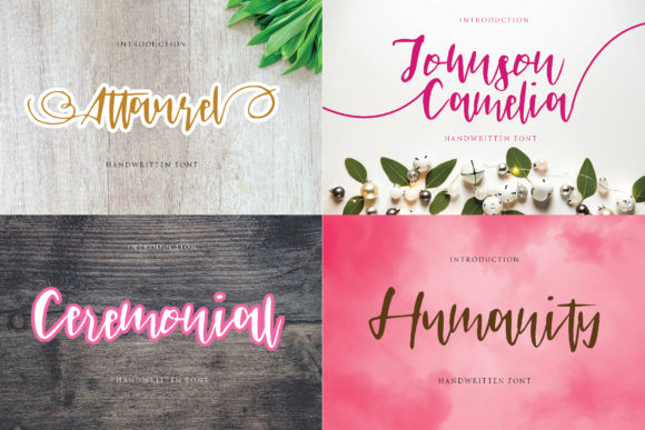 Johnson Camelia: A Handwritten Font for Modern Editorial