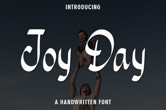 Joy Day: A Handwritten Font for Editorial Design