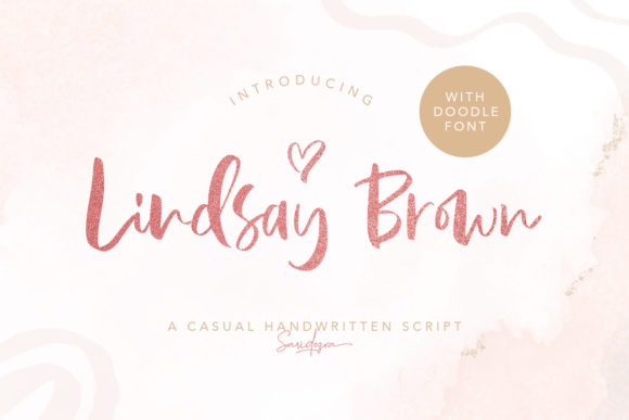 Lindsay Brown: The Elegant Handwritten Font for Crafters