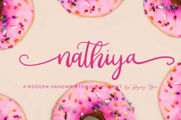 Nathiya: The Handwritten Font for Modern Marketers