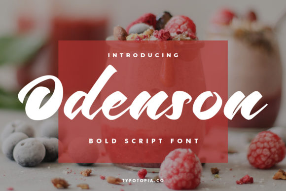 Odenson: A Premium Script Font for Modern Web Design