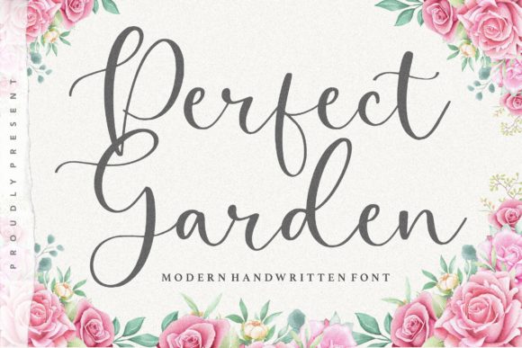 Perfect Garden: A Handwritten Font for Small Business