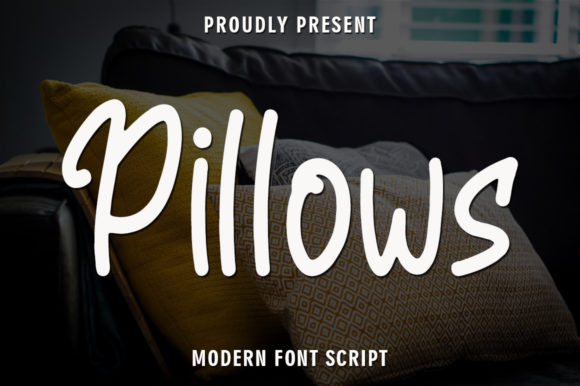 Pillows: A Sweet Handwritten Font for Branding