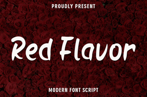 Red Flavor: A Handwritten Font for Makers