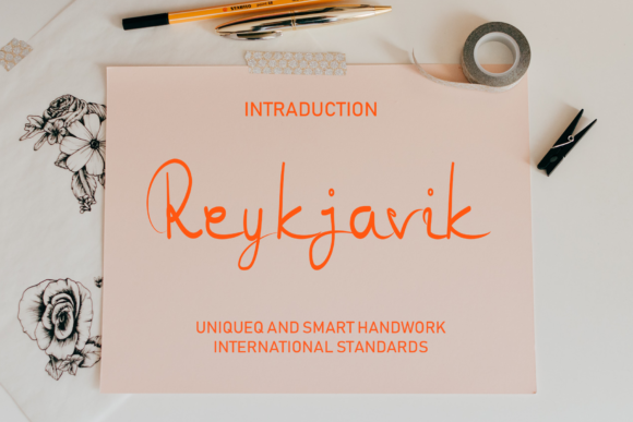 Reykjavik: A Timeless Handwritten Font for Editorial Design