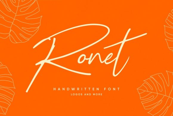 Ronet: A Timeless Handwritten Font for Branding