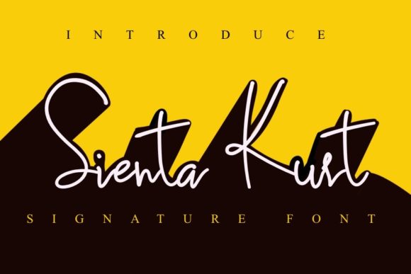 Sienta Kurt: The Elegant Handwritten Font for Small Business