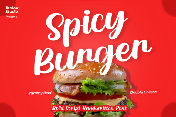 Spicy Burger: A Premium Script Font for Campaigns