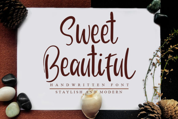 Sweet Beautiful: A Handwritten Font for Modern Web Design