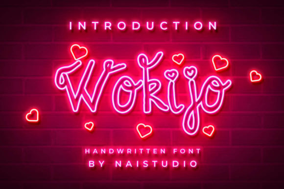 Wokijo: A Quirky Handwritten Font for Modern Web Design