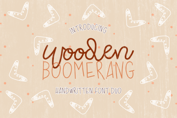 Wooden Boomerang: The Handwritten Font for Small Business Branding