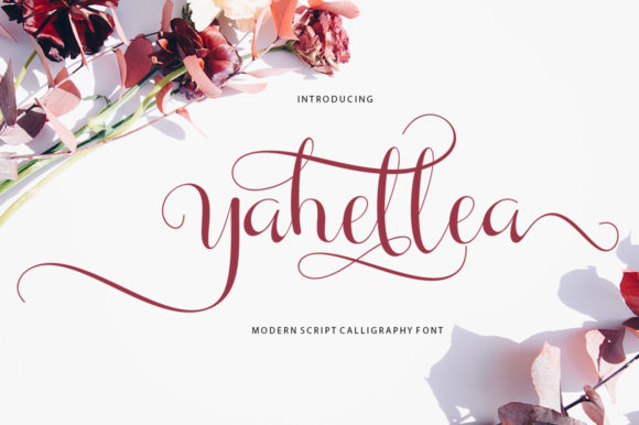 Yahellea: A Refined Script Font for Editorial Design