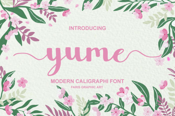 Yume: An Elegant Handwritten Font for Editorial Design