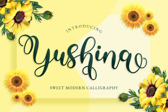Yushina: A Modern Handwritten Font for Branding